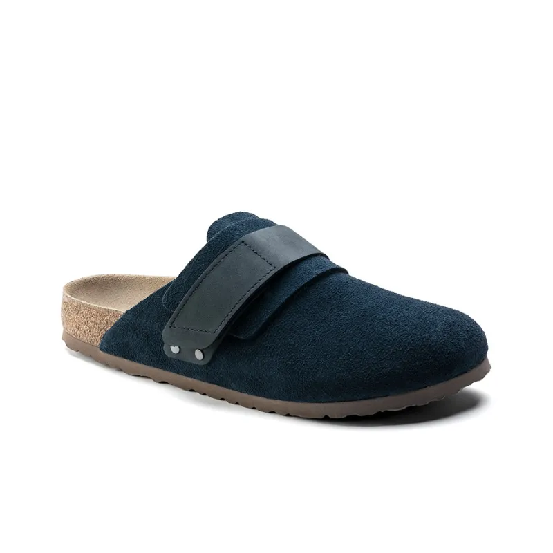 Birkenstock Nagoya Suede Leather 'Navy'-2