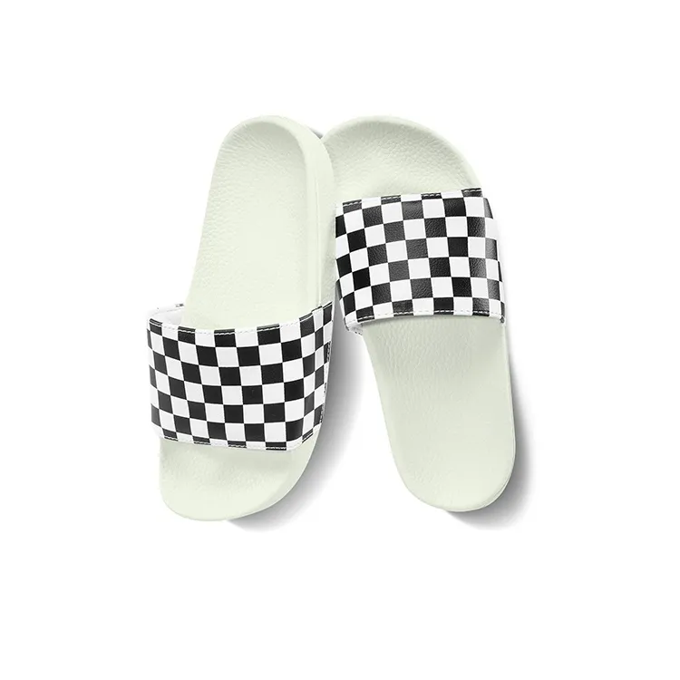 Vans Women's Slide On 'Checkerboard White Black' Women's-3