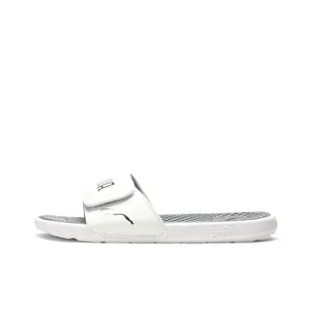 Puma Women's Cool Cat 5 Slides 'White Silver'
