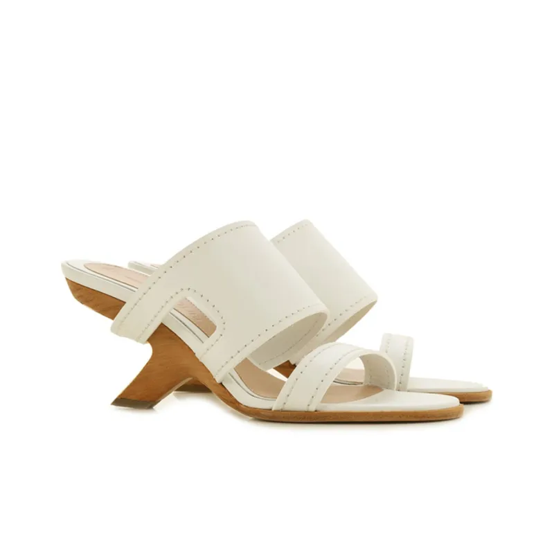 Alexander McQueen Slide Slippers Women's White-2
