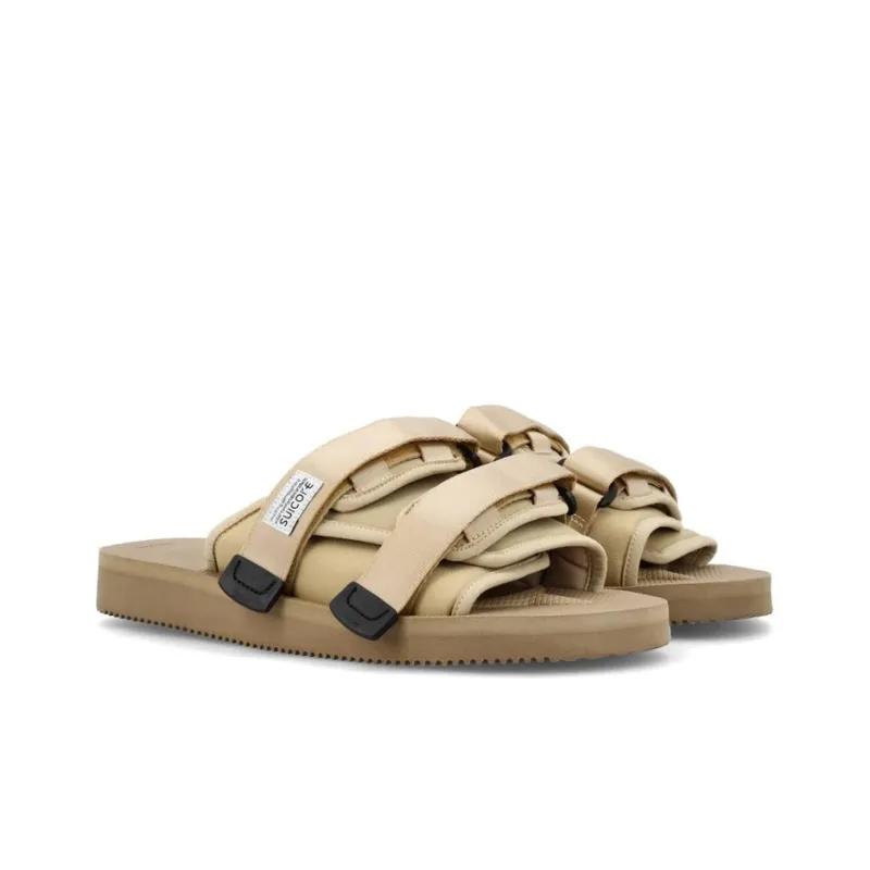 Suicoke Slip Resistant Antibacterial Slide Slippers Men's Light Umber-2