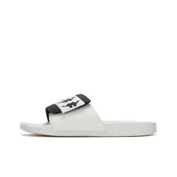 Kappa Slide Slippers Unisex Black White