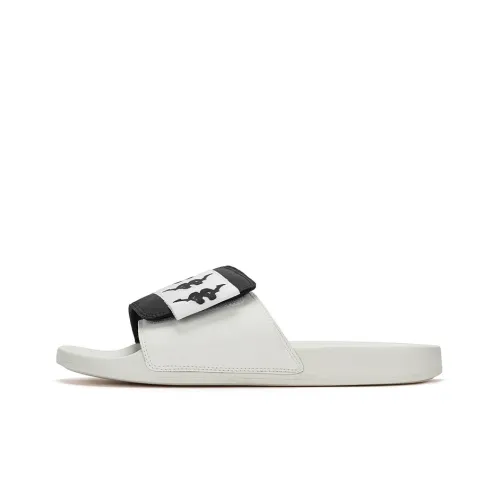 Kappa Slide Slippers Unisex White/Black