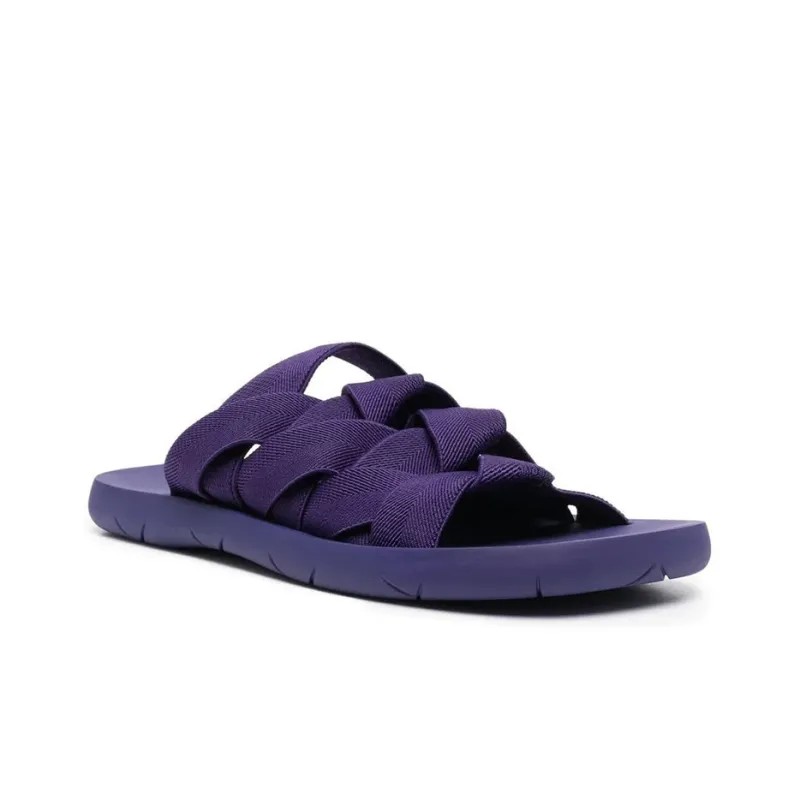 Bottega Veneta Plat Stylish Sandal Men's Purple-2