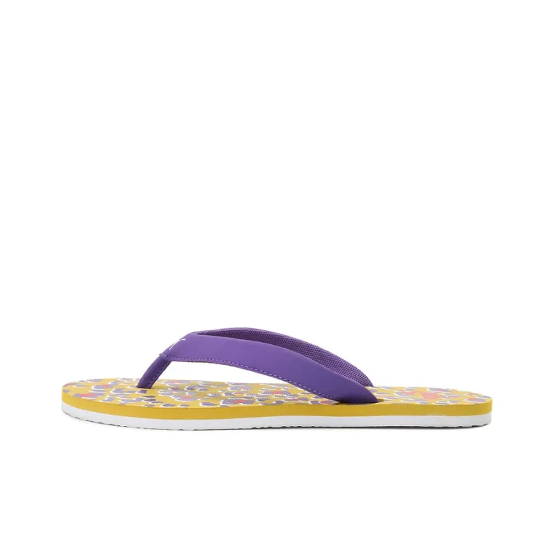 PUMA Epic Flip Slip-Resistant Slide Slippers Women's Purple Yellow-0