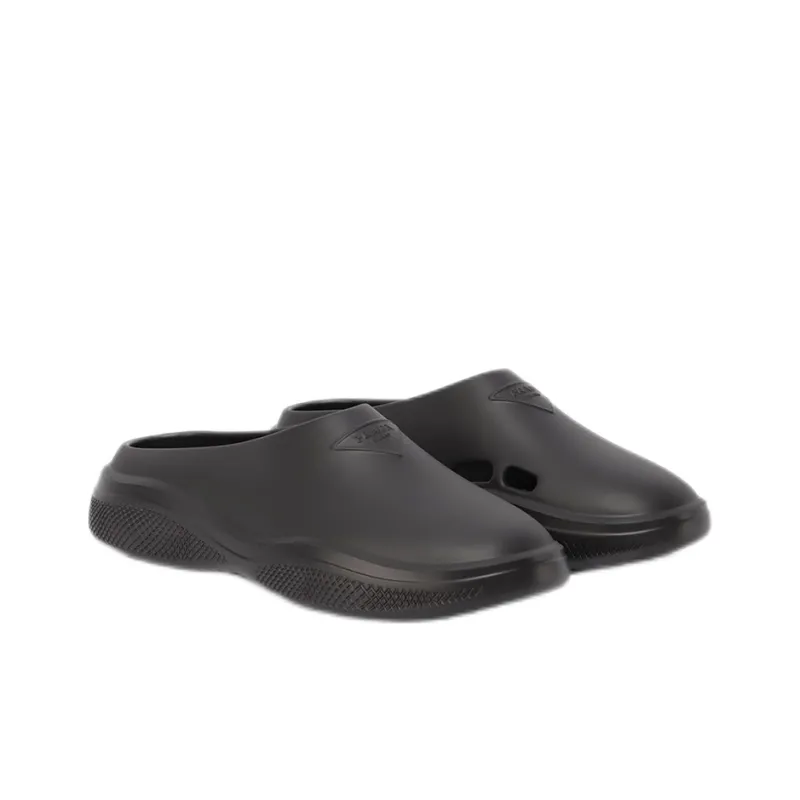 PRADA Foam Rubber Mule Black-2
