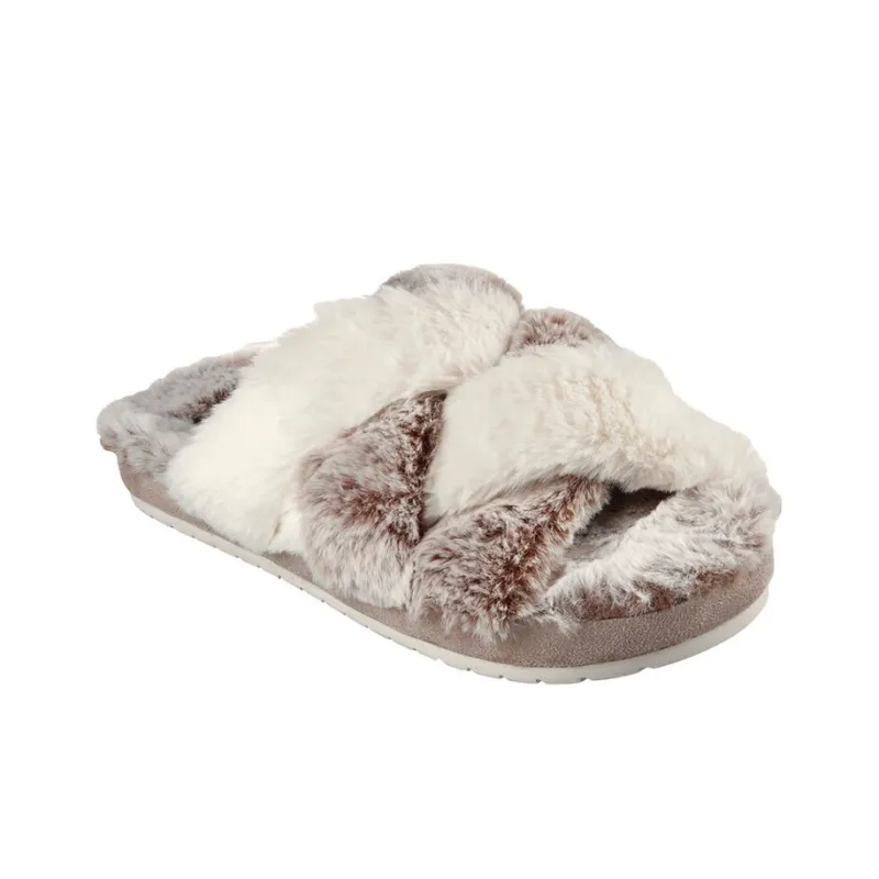 Skechers Cozy Slide Slide Slippers Women's Taupe-2