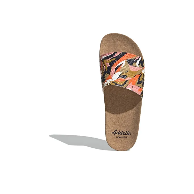 Adidas Adilette Cork Slides Legend Ink Orange-4