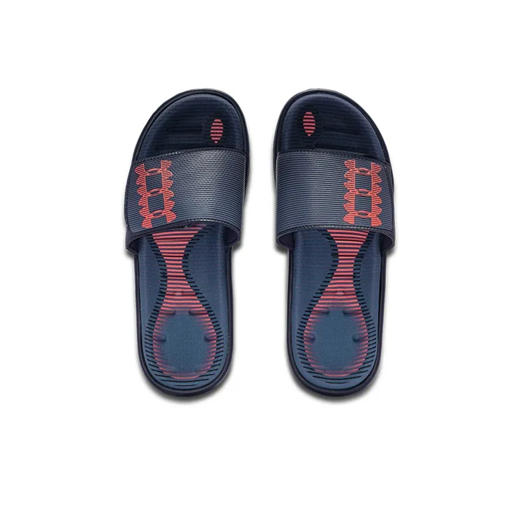 Under Armour Mercenary Slide Slippers Unisex Purple/Orange-2