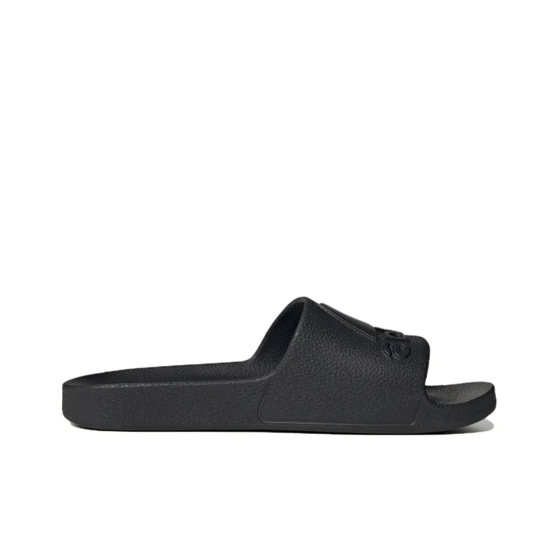 Adidas Adilette Aqua Slides Core Black Logo-1