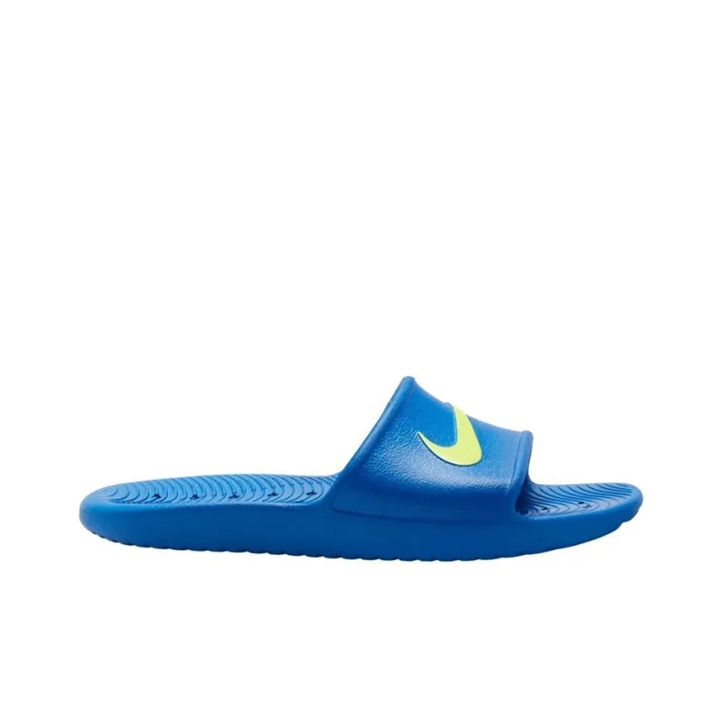 Nike Kawa Slide Blue Yellow-1