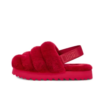 UGG Super Fluff Slipper Ribbon Red Women's