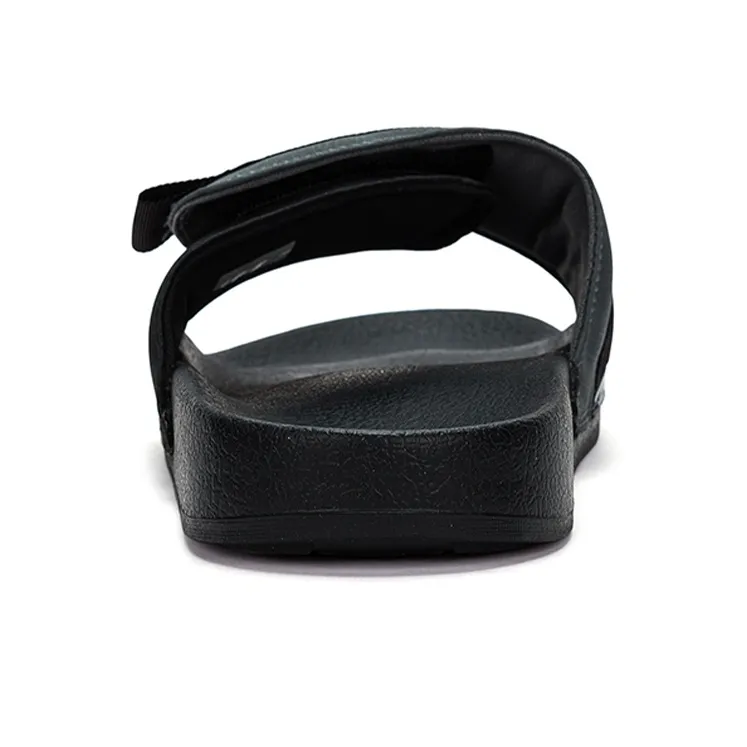 Kappa Slip-Resistant Slide Slippers Unisex Black Gray-6