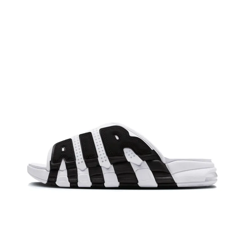 Nike Air More Uptempo Slide White Black Red-0