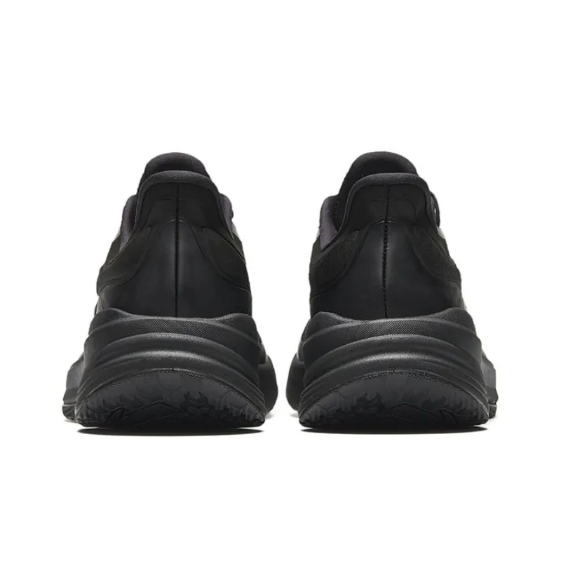 Anta Non slip Lightweight Low Top Running Shoes Men's Black-3
