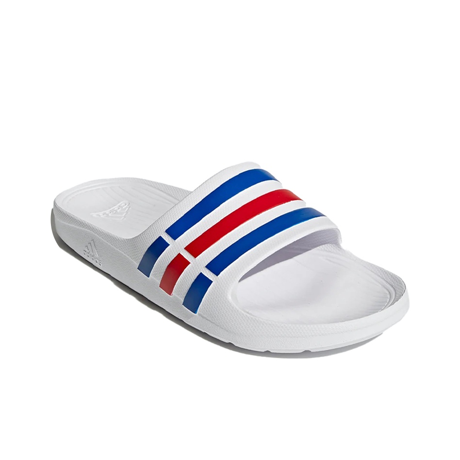 Adidas Duramo Slides White Blue Red US M 9 POIZON