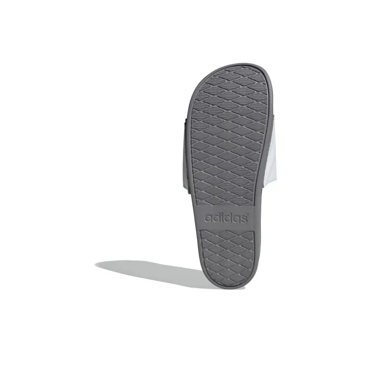 Adilette Adidas Comfort Slides 'White Grey'-5
