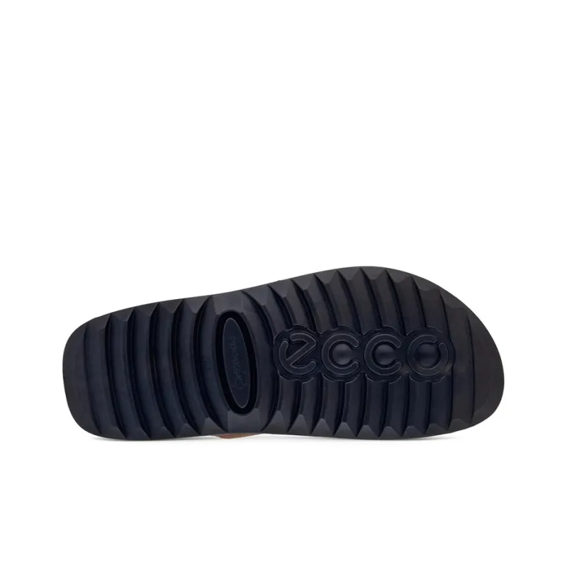 Ecco Cozmo Rubber Sole Slide Slippers Men's Brown-4