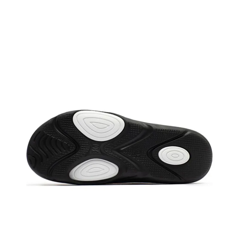 361° N40 Quiet Slide Slippers Unisex Black White-3