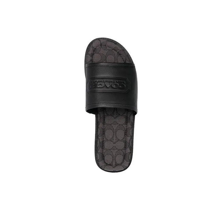 COACH Slide Slippers Men's Black-3