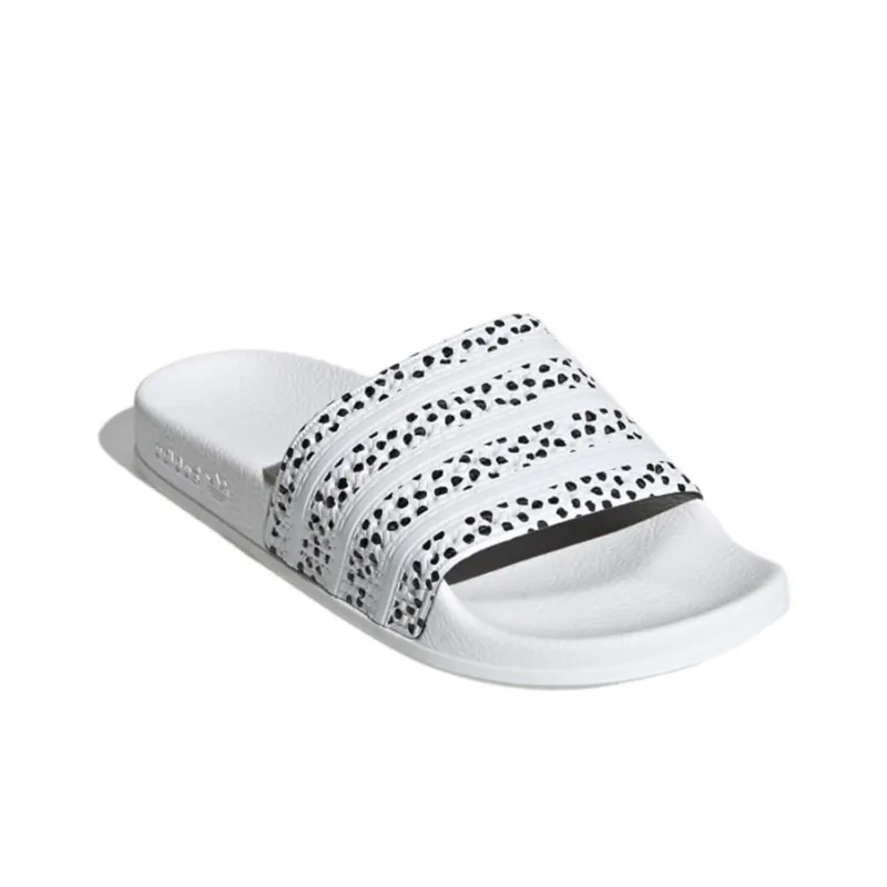 Adilette Women's Adidas Originals Slide 'Polka White' Women's-2