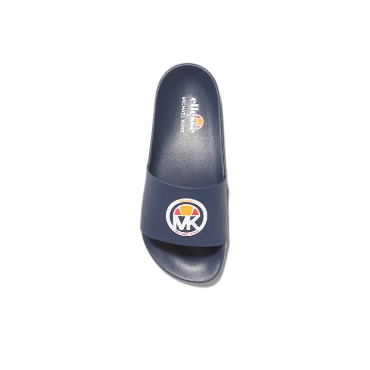 Ellesse x MICHAEL KORS Rubber Sole Abrasion-Resistant Slide Slippers Women's Blue-4