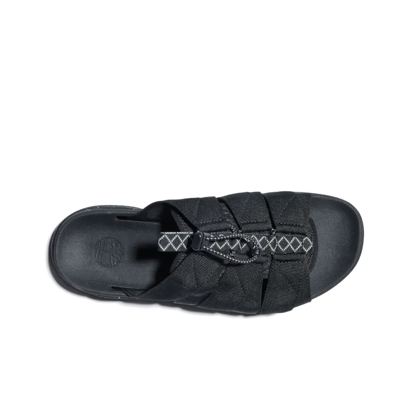 Timberland Ripcord Rubber Sole Slip-Resistant Slide Slippers Men's Black-2