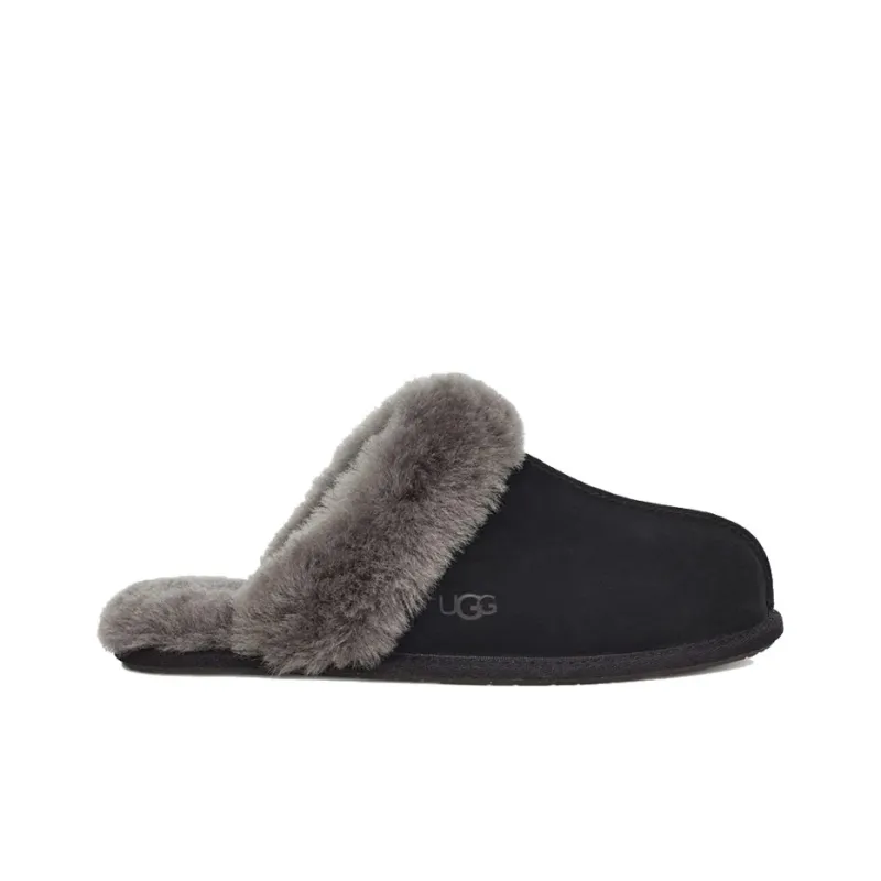 UGG Scuffette Ii Slipper Black Grey Women's-1