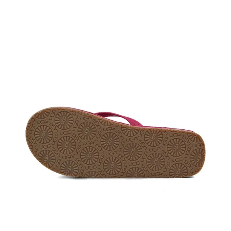 UGG Casual Slippers Women's Rose Red-4