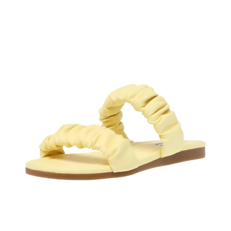STEVE MADDEN Slide Slippers Women's Yellow-2