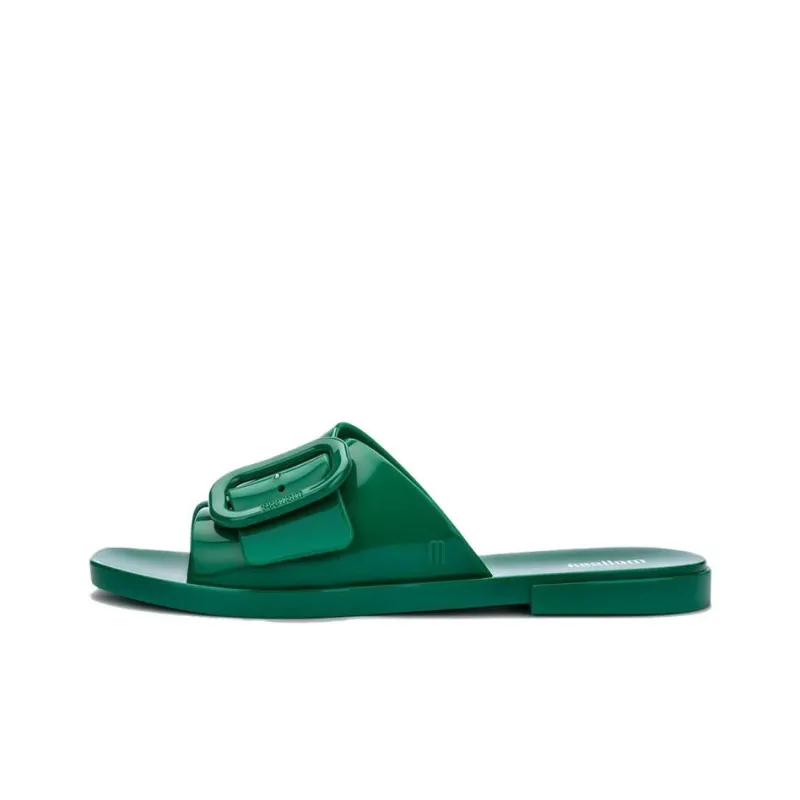 Melissa Slide Slippers Women's Black/Green/Beige/Brown-3