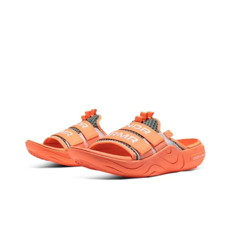 Under Armour Alpha Antibacterial Slide Slippers Unisex Orange-2