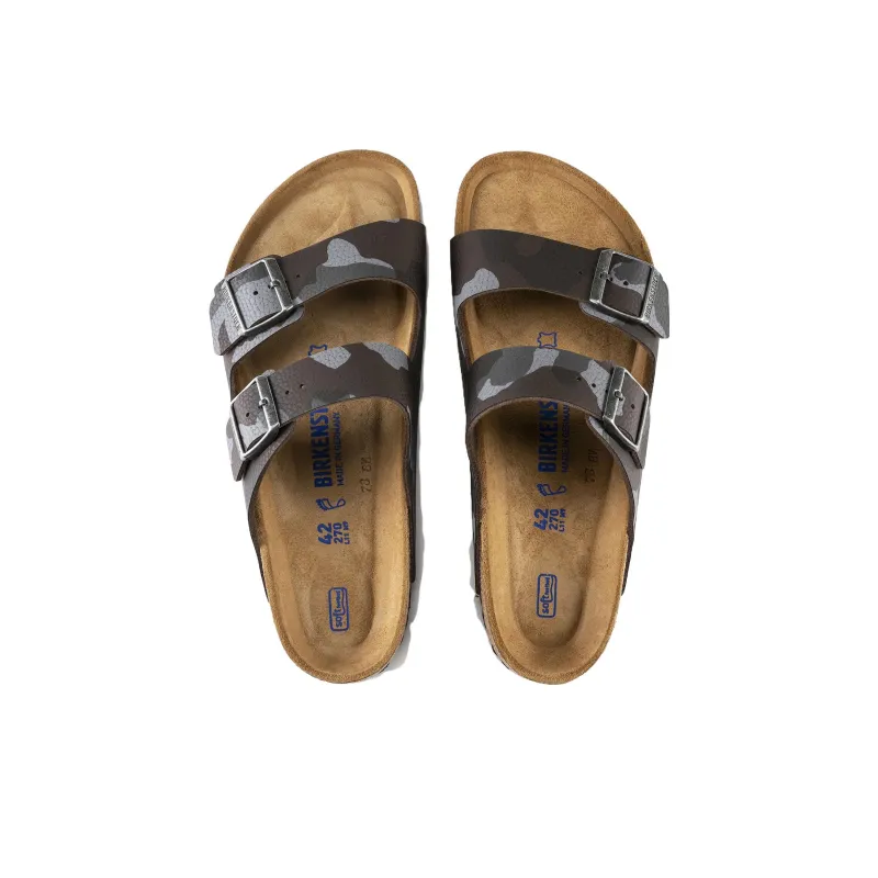 Birkenstock Arizona Soft Footbed Slide Sandals 'Camo Brown'-3