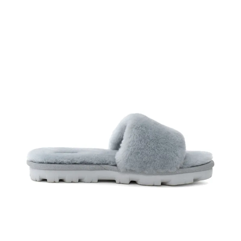 UGG Cozette Slide Stylish Sandals Women's Gray Fog-1