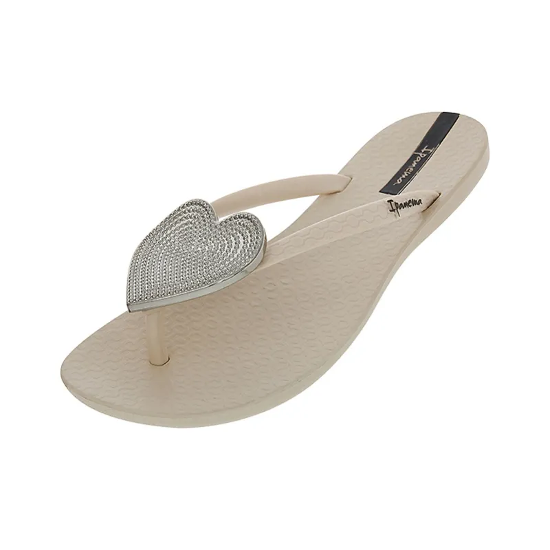 Ipanema Abrasion Resistant Flip Flops Women's Beige-1
