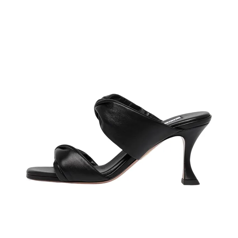 AQUAZZURA Twist 75mm Leather Mules-0