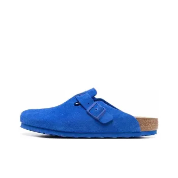 Birkenstock Boston Suede Leather 'Ultra Blue'