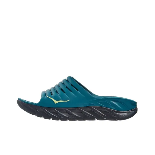 HOKA ONE ONE Ora Recovery Slide 2 Blue Coral Butterfly