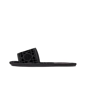 DIOR Chez Moi Slide Slippers Women's Black