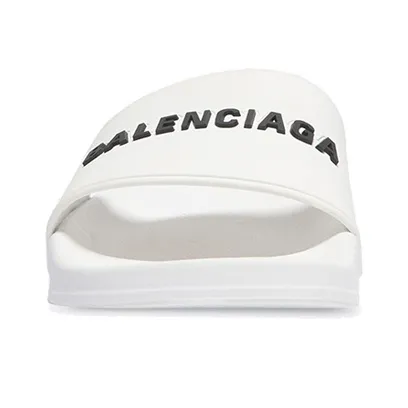 Balenciaga Pool Slides 'White'-3