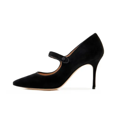 MANOLO BLAHNIK High Heels Women's Black