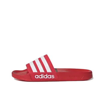 Adidas Adilette Shower Slides 'Scarlet White'