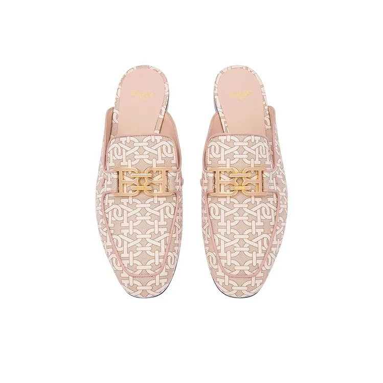 BALLY Wrap toe Slippers Women's Light Pink-2