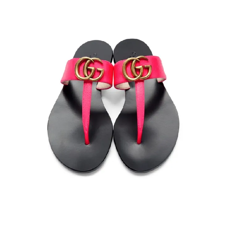 GUCCI Stylish Sandals Women's Neon Pink-2