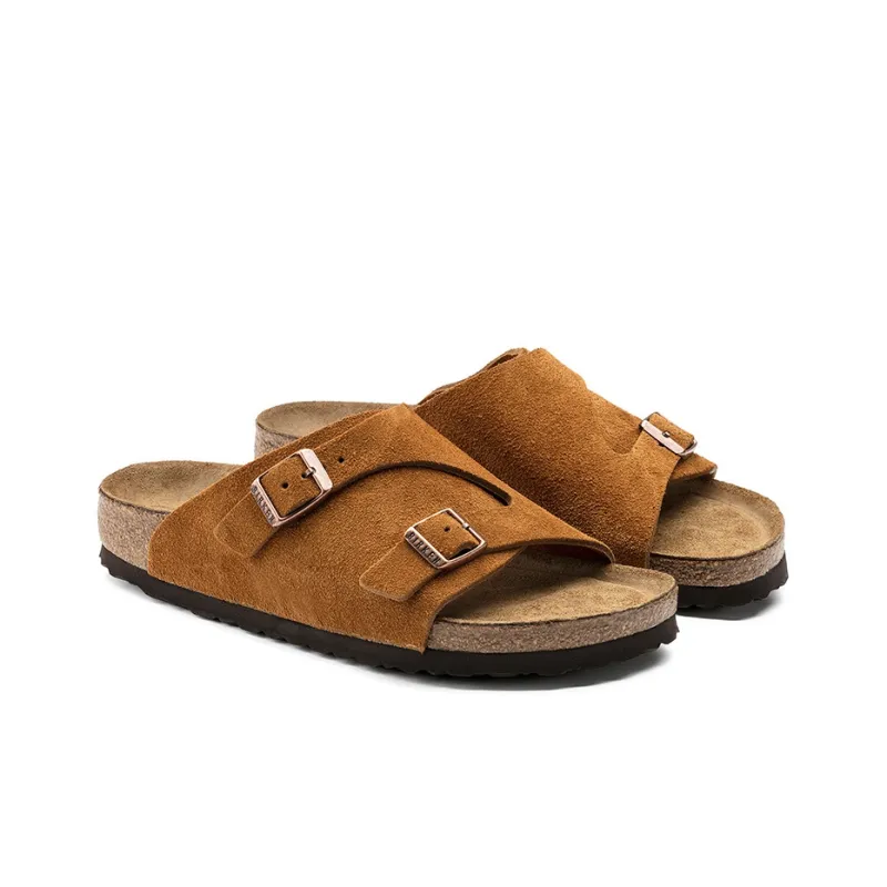 Birkenstock Zrich Soft Footbed Suede Leather 'Mink'-3