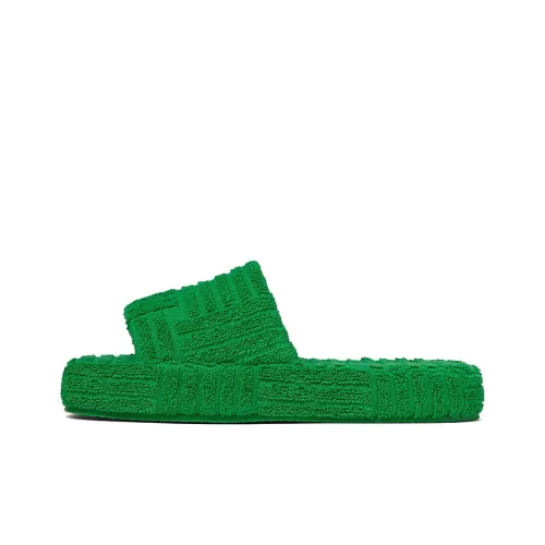 Bottega Veneta Resort Sponge Slide Grass