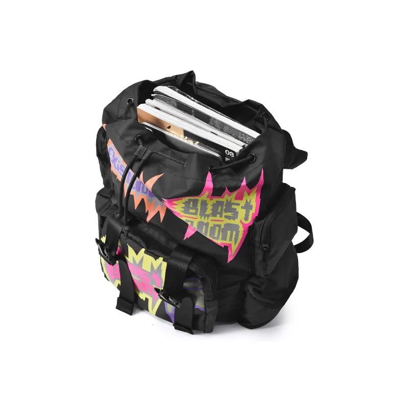 COEXISTENCE Polyester Backpack Basketball Bag Tubas Unisex Black/Multicolor-7