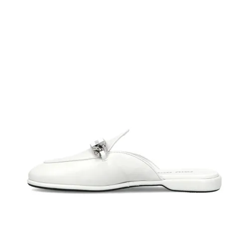 miu Shoes miu Shoes Wrap-toe Slippers Women's White