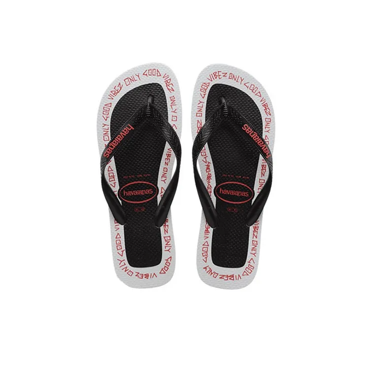 Havaianas Top Goodvibez FC Slippers Unisex Black Red-3