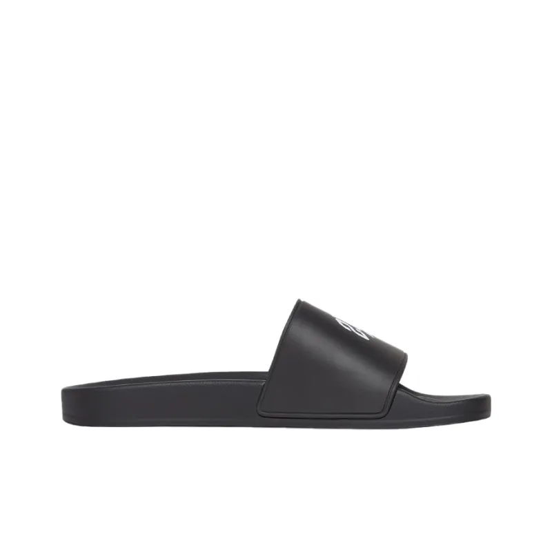 Balenciaga Paris Slide Slippers Women's Black-1